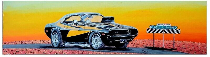 Running on Empty Fox 1 Challenger Bar Runner