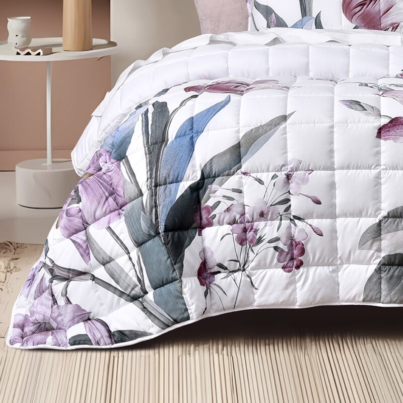 Bianca Carmela Bedspread Set White: King