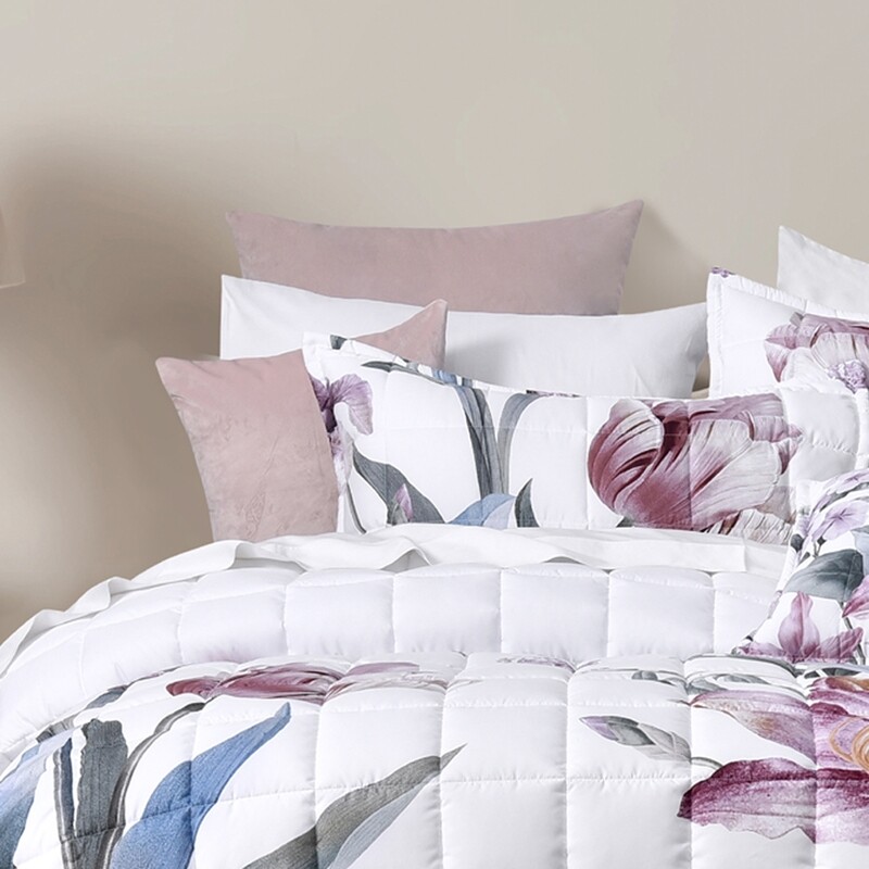 Bianca Carmela Bedspread Set White: Double