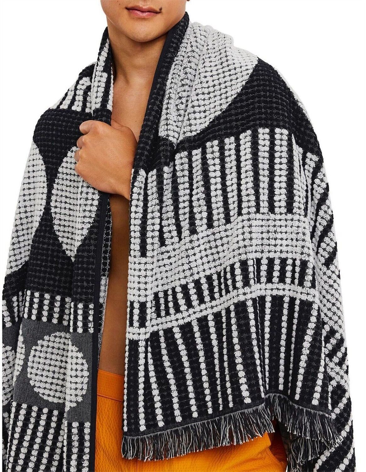 Sheridan Laporta Beach Towel In Ebony