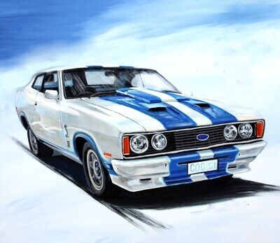 Ford Falcon GTHO Cobra Polar Fleece Blanket Ford Falcon GTHO Cobra Polar Fleece Blanket