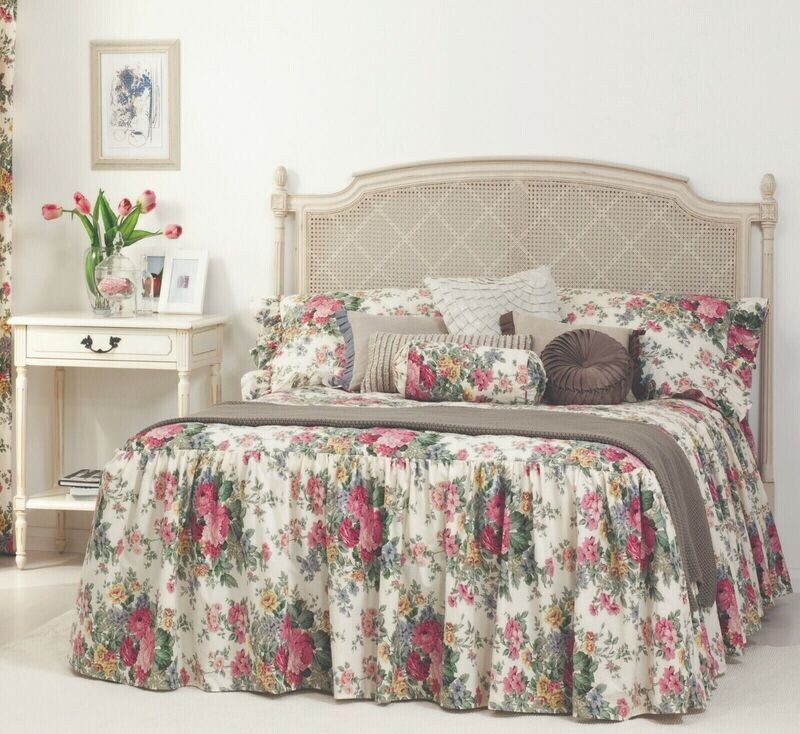 Rosewood Skirted Bedspread Rosewood: Single