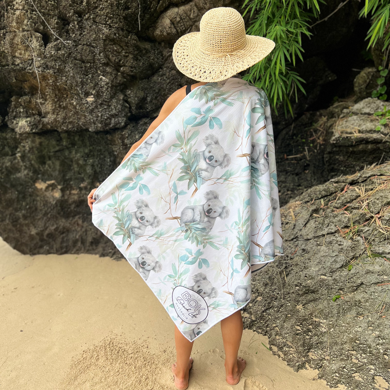BOK Beach Life Australia ECO Sand Free Beach Towel - Beach Bears