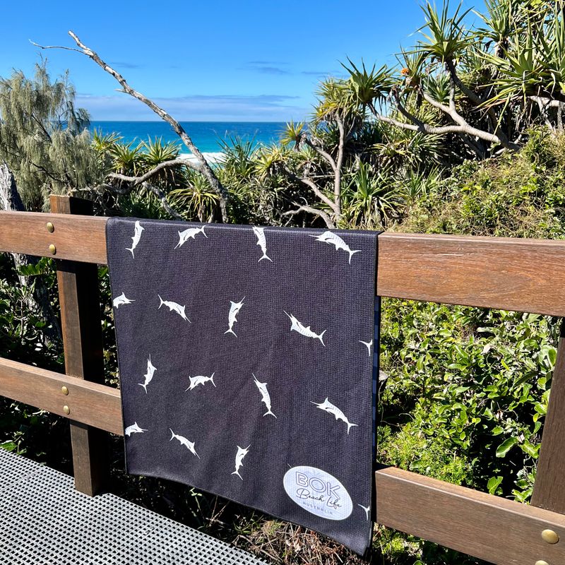 BOK Beach Life Australia ECO Sand Free Beach Towel - Big Catch