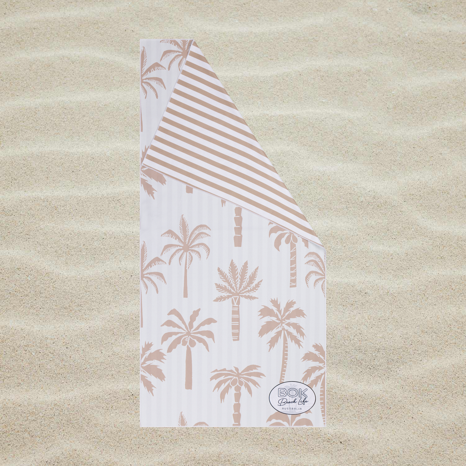 BOK Beach Life Australia ECO Sand Free Beach Towel - By the Bay