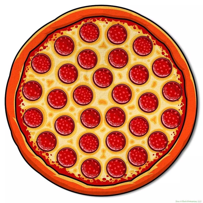BigMouth Gigantic Pizza Beach Towel Blanket