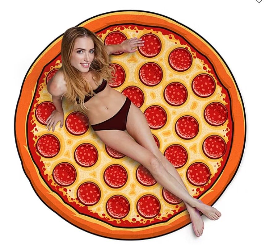 BigMouth Gigantic Pizza Beach Towel Blanket