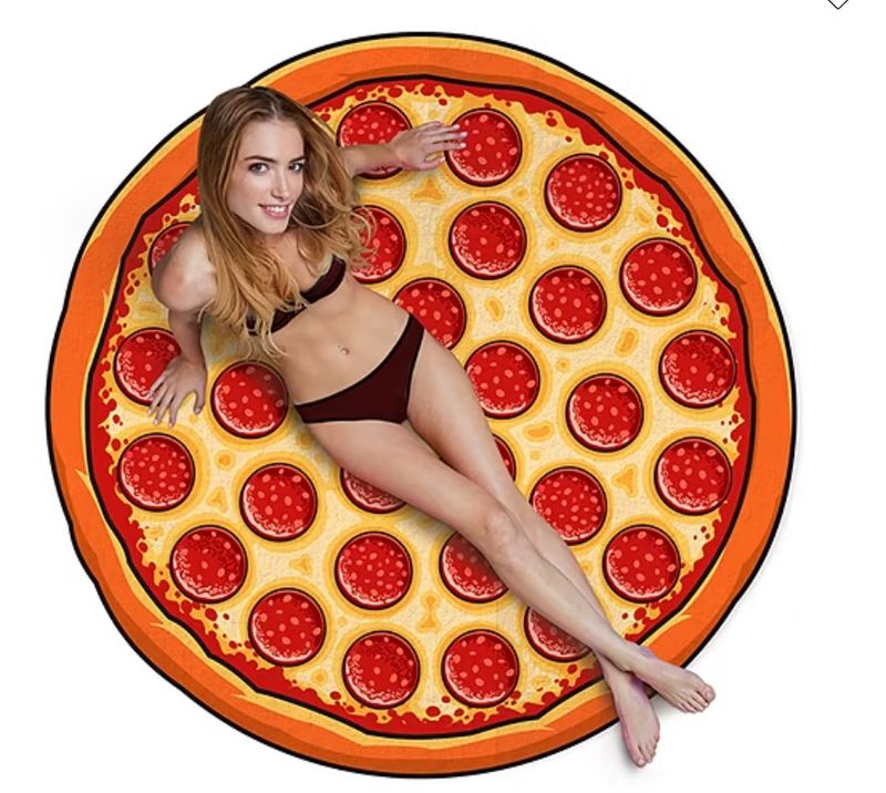 BigMouth Gigantic Pizza Beach Towel Blanket