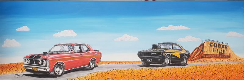 Red Falcon GTHO &amp; Fox1 Bar Runner