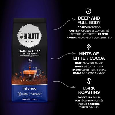 Bialetti Intenso Whole Coffee Beans - 1kg