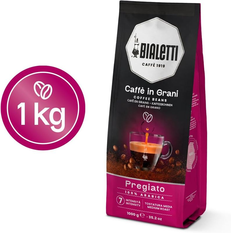 Bialetti Pregiato Whole Coffee Beans - 1kg