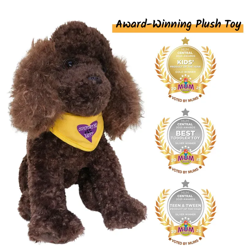 Comfort Me Raffy™ - Soothing Talking Plush Companion