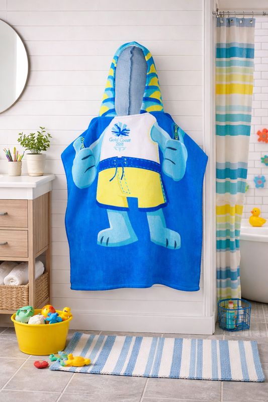 Gold Coast 2018 Borobi Hooded Towel