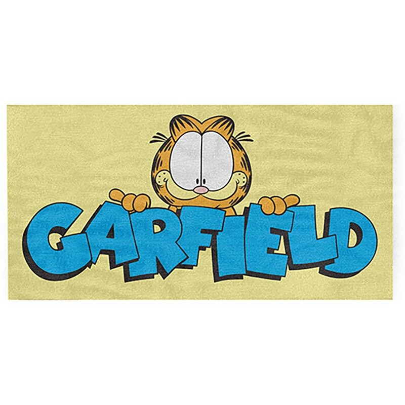 Garfield Beach Towel – Screen Printed Design