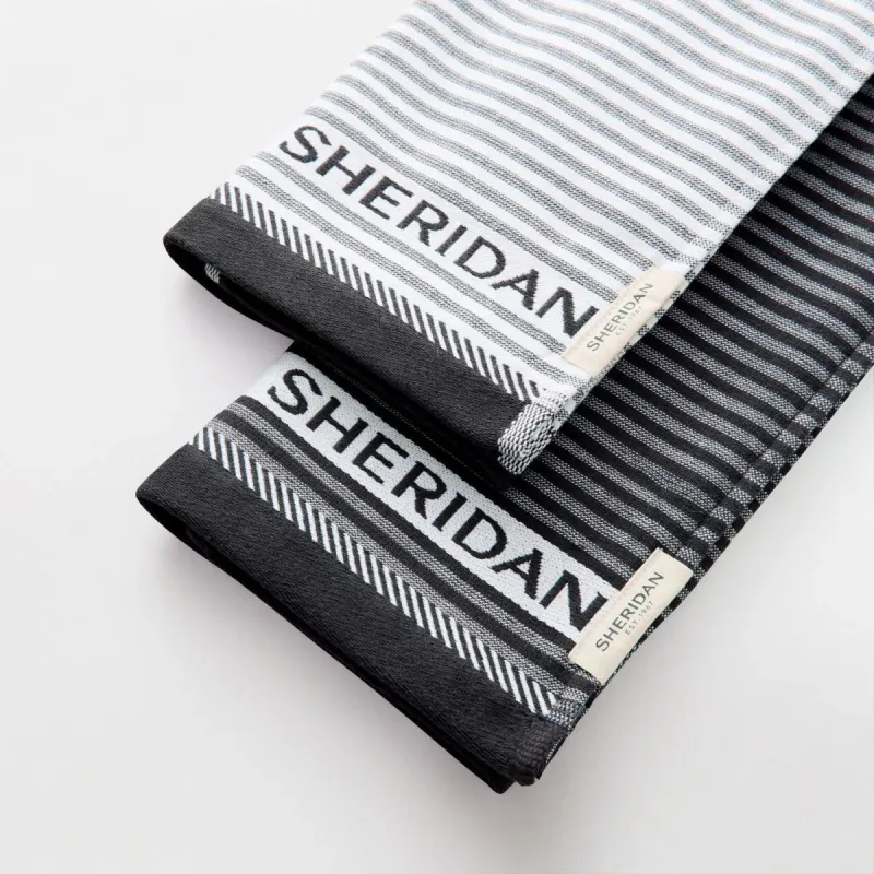 Sheridan Vita Logo Tea Towel Set – Two Pack