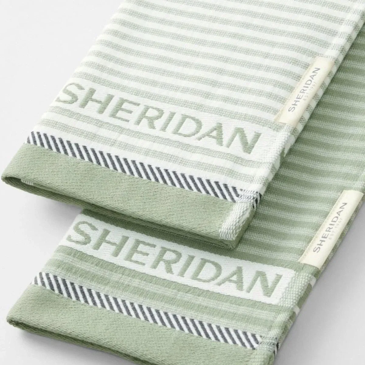 Sheridan Vita Logo Tea Towel Set – Two Pack