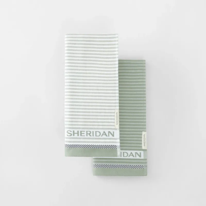 Sheridan Vita Logo Tea Towel Set – Two Pack