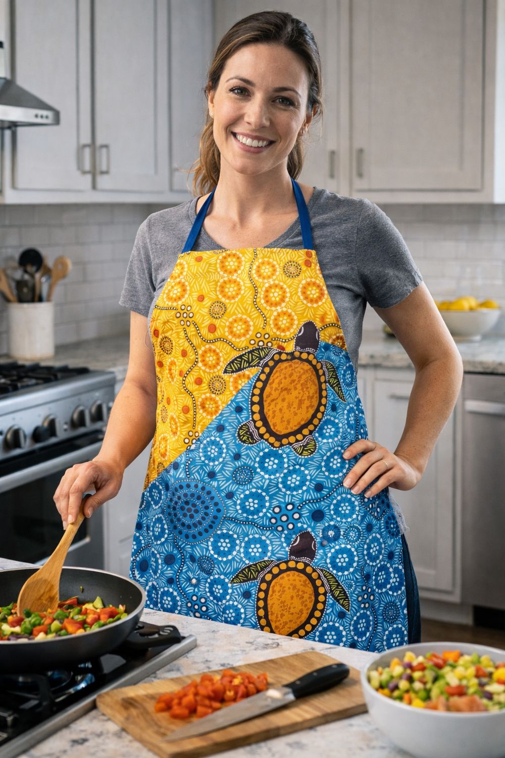 Maarakool Art Turtles Dreaming Cotton Apron