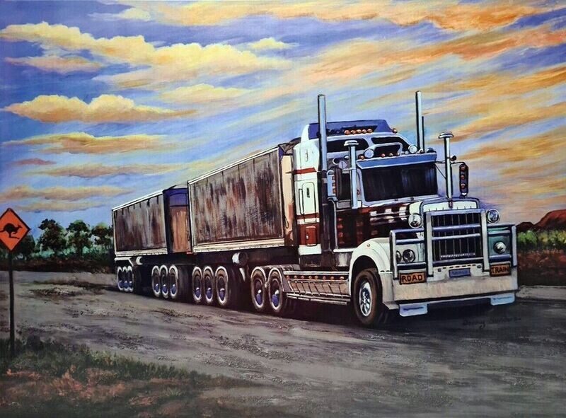 KENWORTH Truck Queen Bed Quilt Cover Set