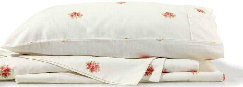 French Bouquet King Flannelette Sheet Sets