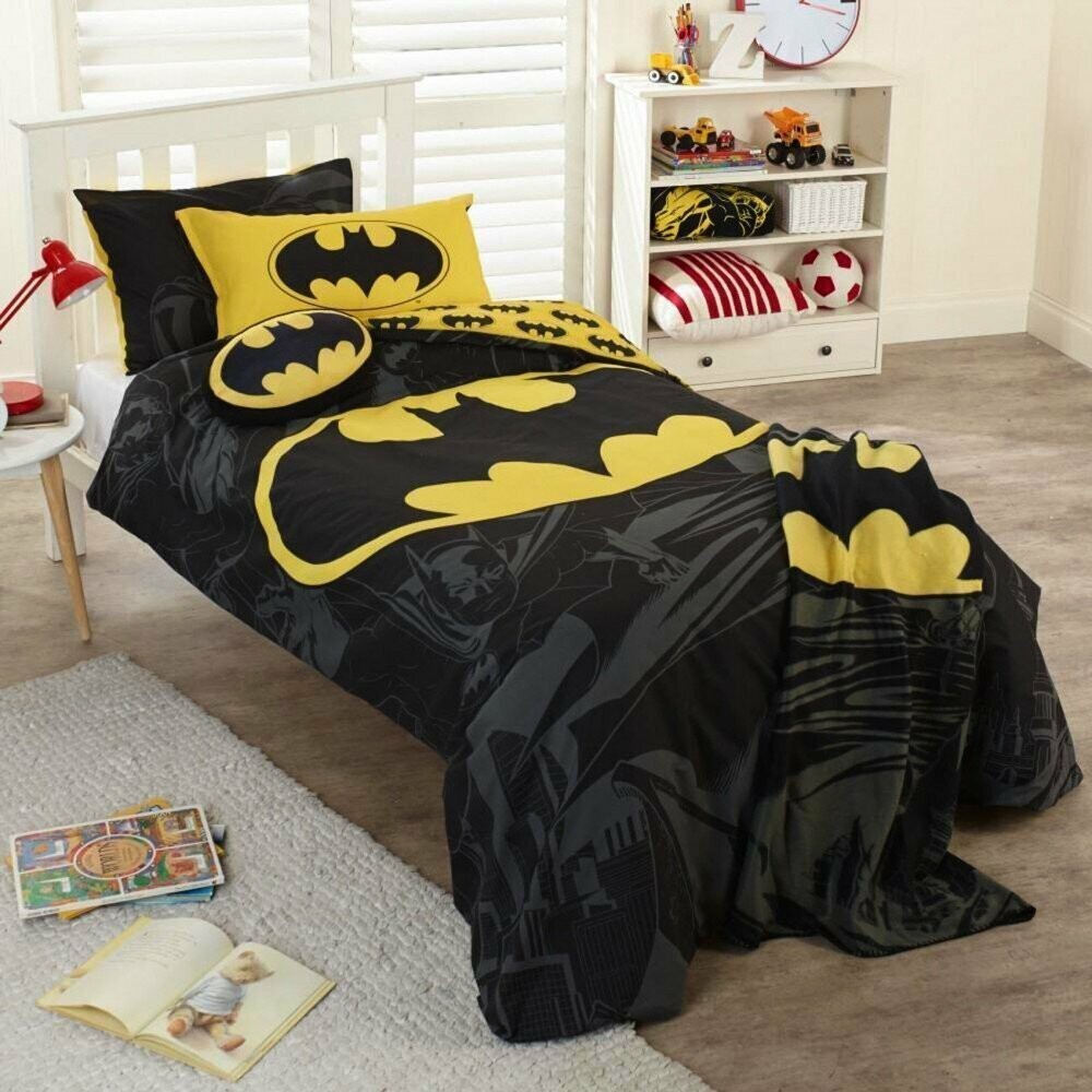 Batman Logo Quilt Cover Set Queen