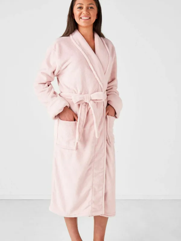 Linen House Terry Robe – Rose (Cotton Terry) Linen House Terry Robe – Rose (Cotton Terry)