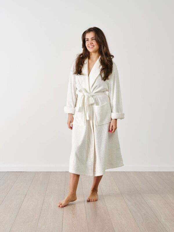 Linen House Terry Robe – White (Cotton Terry) Linen House Terry Robe – White (Cotton Terry)