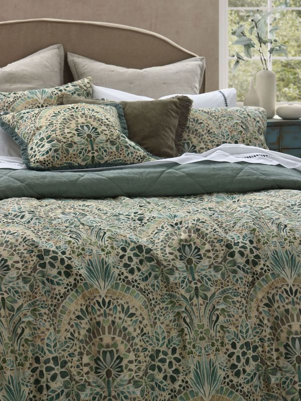MM Linen Andora Coverlet Set: King