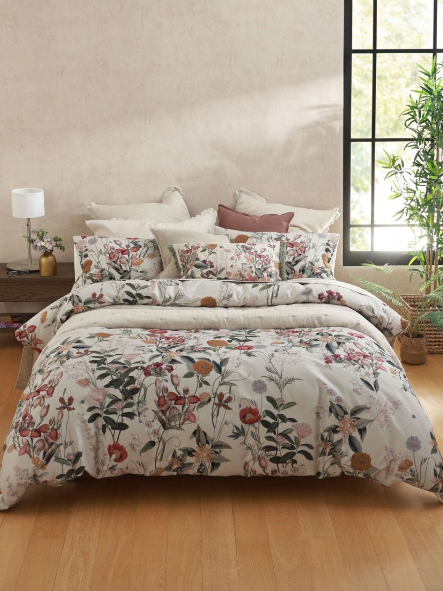 MM Linen Calloway Quilt Cover Set: King