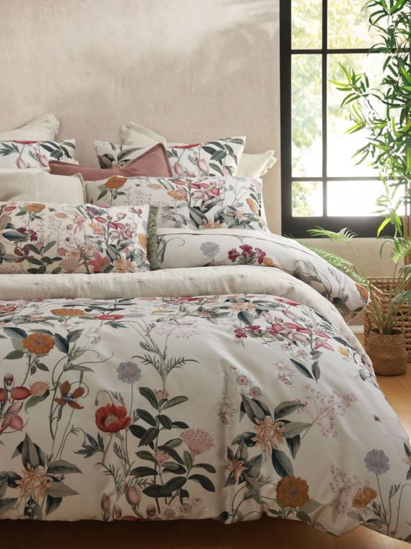 MM Linen Calloway Quilt Cover Set: King