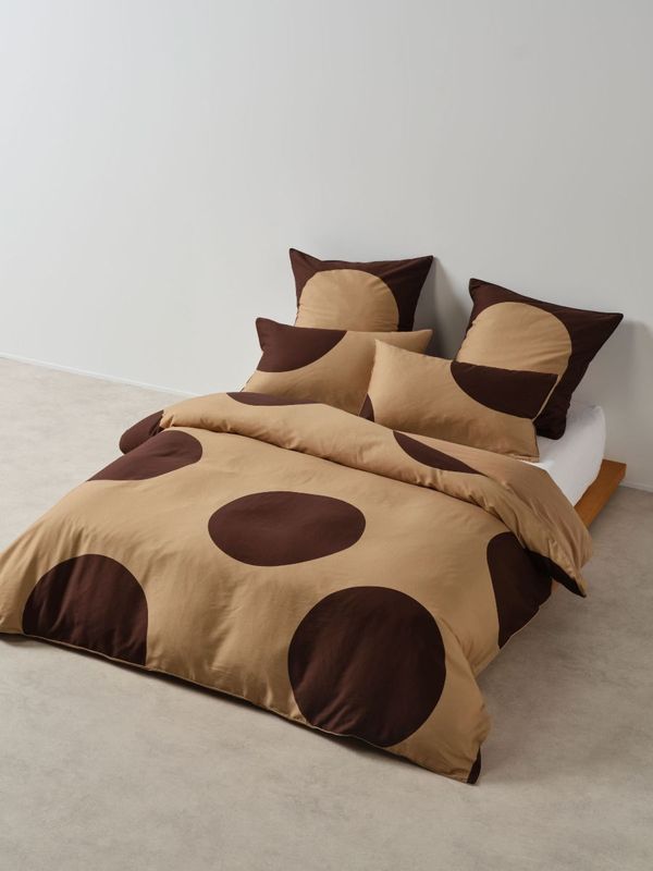 LINEN HOUSE Pluto Clay Quilt Cover Set: King