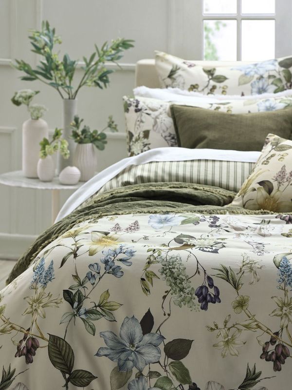 MM Linen Sanctuary Quilt Cover Set: Queen