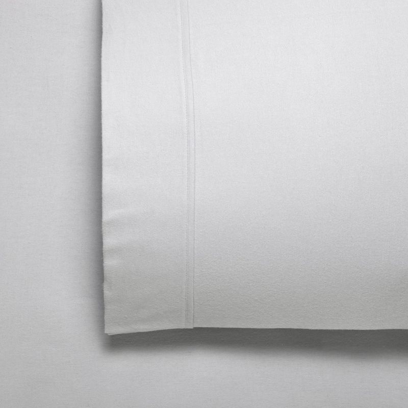 Bianca Fletcher Flannelette Sheet Set – Silver: Queen