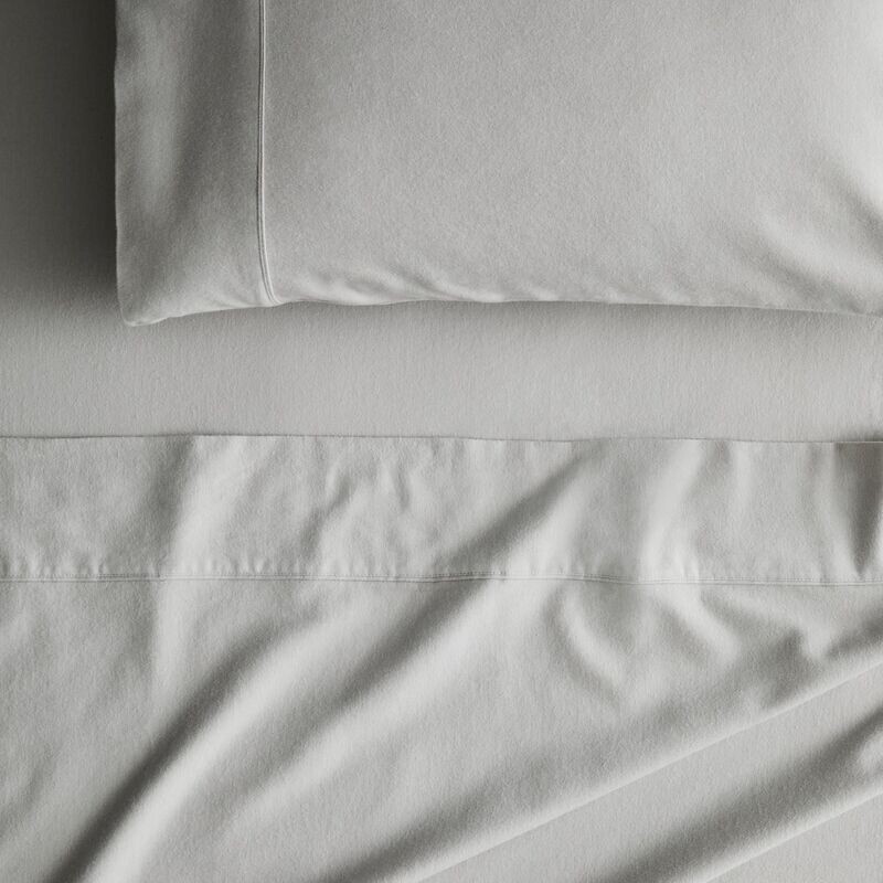 Sheridan Cloud Grey Flannelette Sheet Set: King