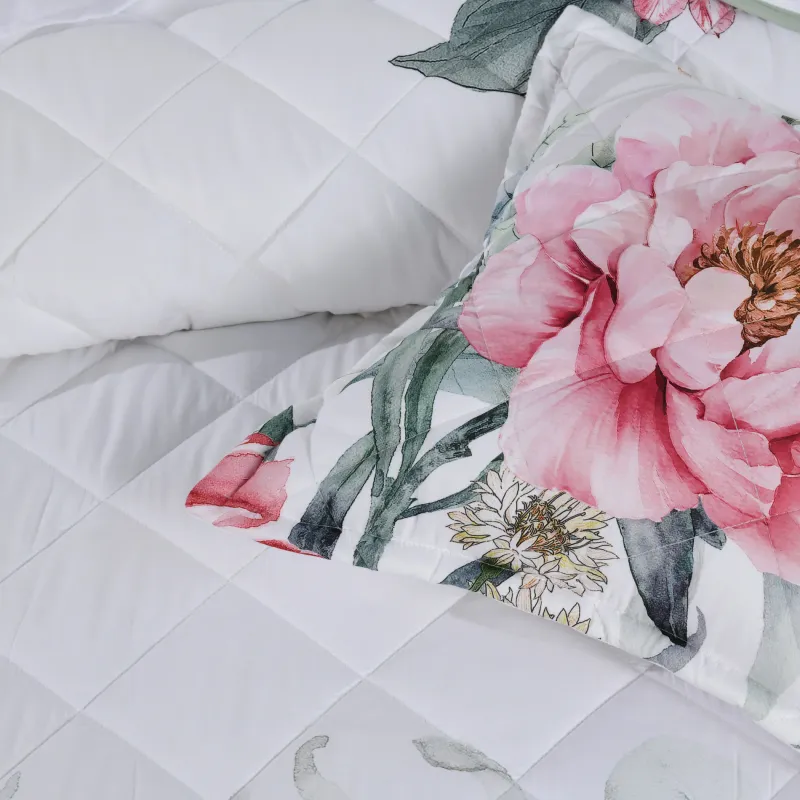 Bianca Coleraine Bedspread Set – White: King Single