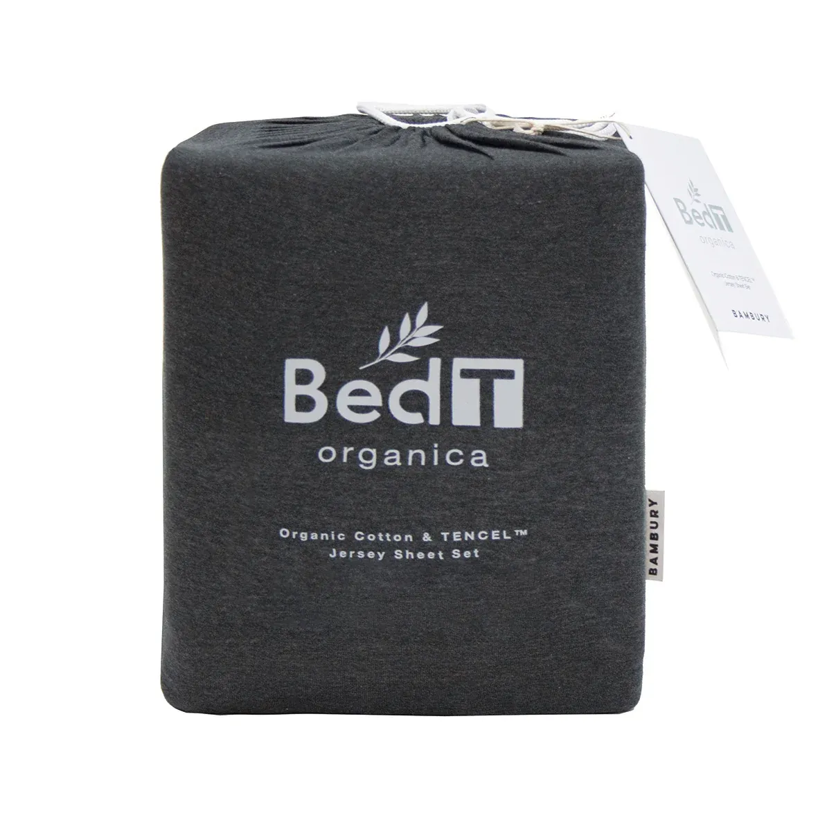 Bambury BedT Organica Sheet Set - Charcoal: Double