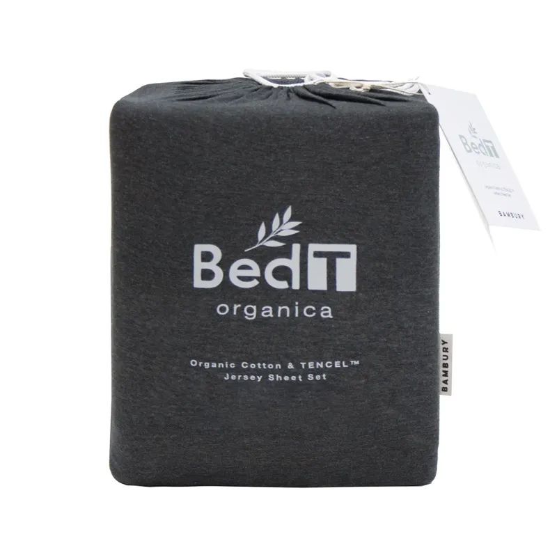 Bambury BedT Organica Sheet Set - Charcoal: Double
