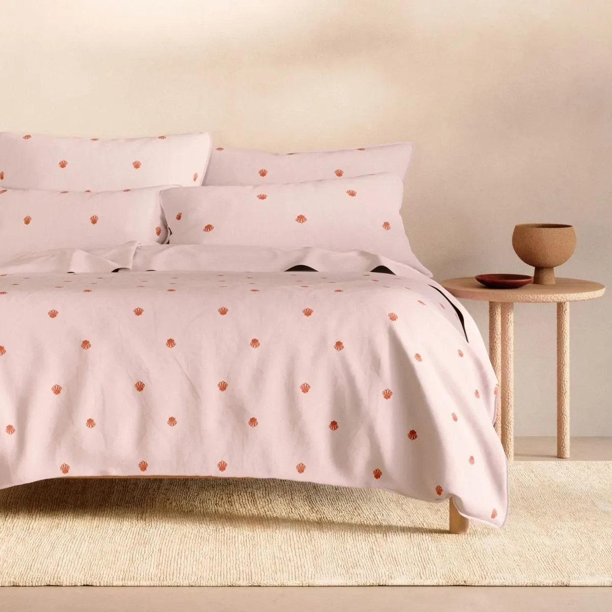 Sheridan Bayley Shell Washed Percale Quilt Cover Set: King Sheridan Bayley Shell Washed Percale Quilt Cover Set: King