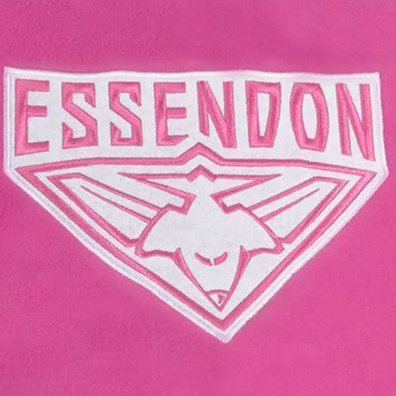 Pink Essendon Bombers Polar Fleece Blanket - NBCF