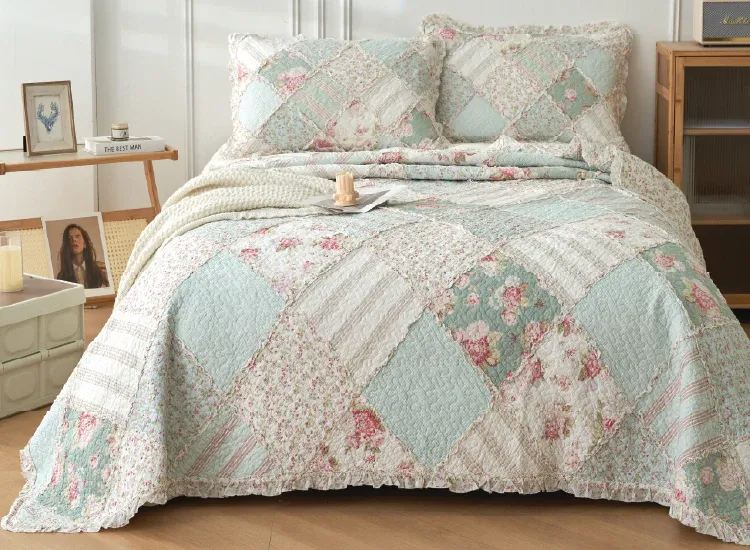 Classic Quilts Country Charm Coverlet Set Range Multi: King