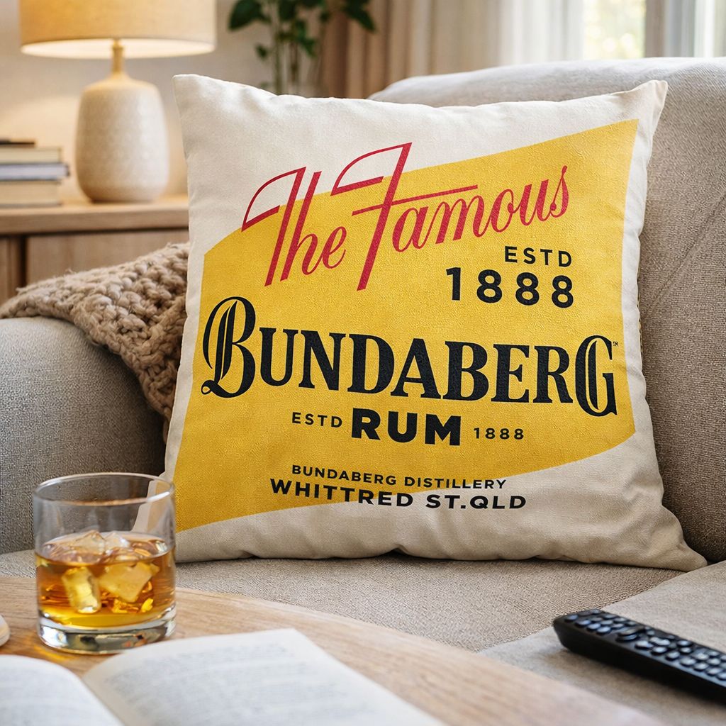 Bundaberg Rum Famous Cushion