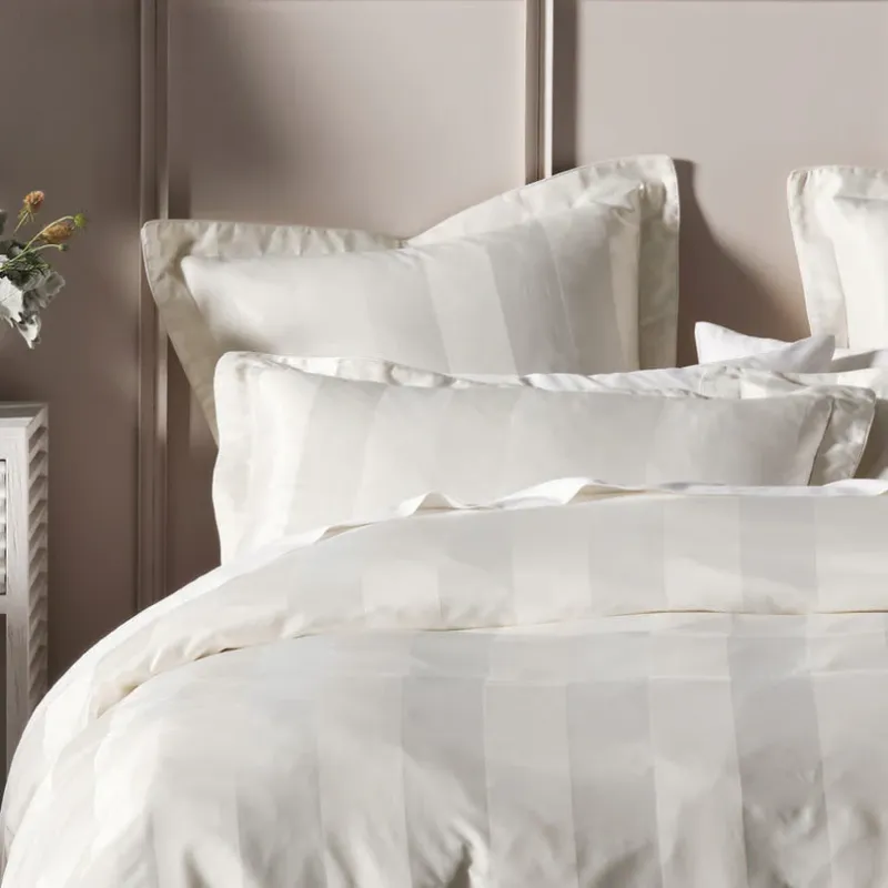 Grace By Linen House Francesco White Quilt Cover Set: King