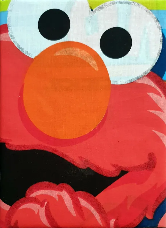 Elmo Pillowcase – Printed Stars &amp; Stripes Design