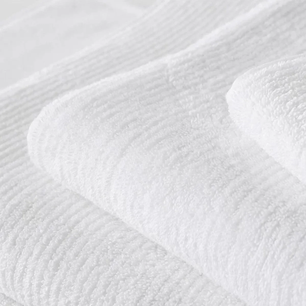 Sheridan Living Textures 8pc White Towel Set Hygro Cotton Soft &amp; Absorbent