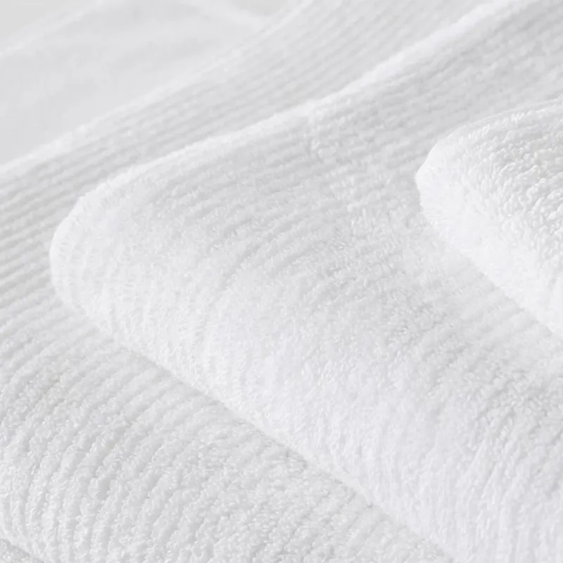 Sheridan Living Textures 8pc White Towel Set Hygro Cotton Soft &amp; Absorbent