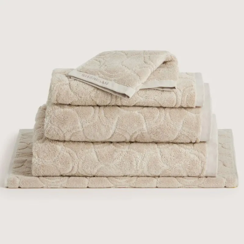 Sheridan Ultimate Indulgence Deco Towel Collection 4 Piece – Limestone