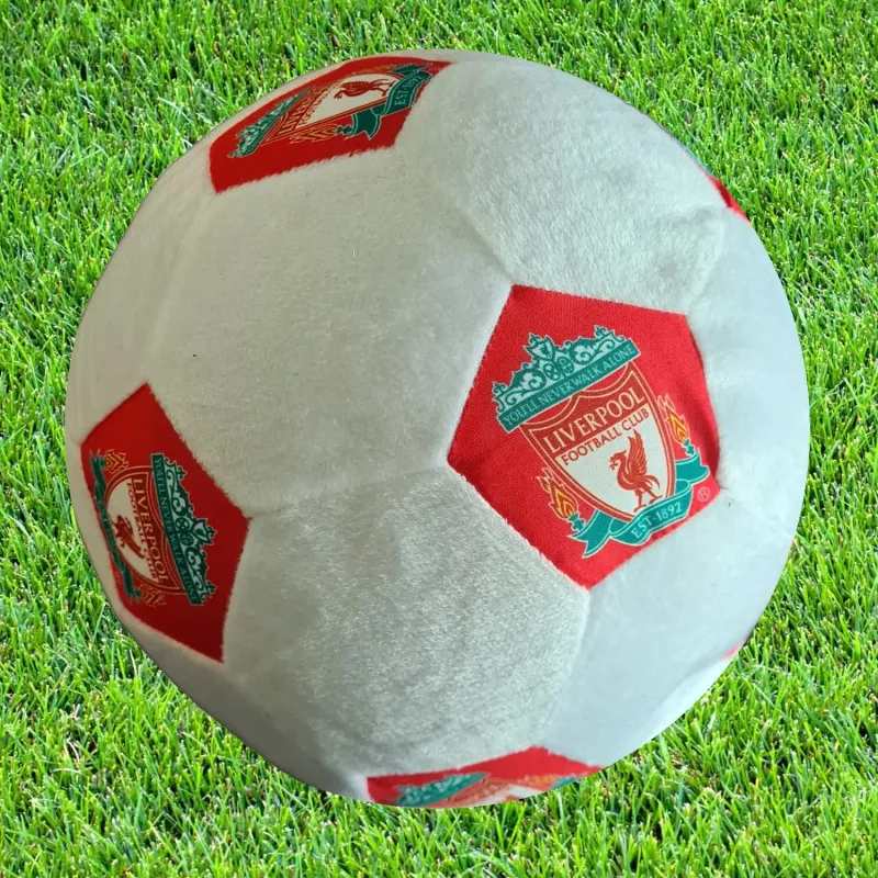 Liverpool F.C Logo Soccer Ball Plush Soft Cushion – 22cm