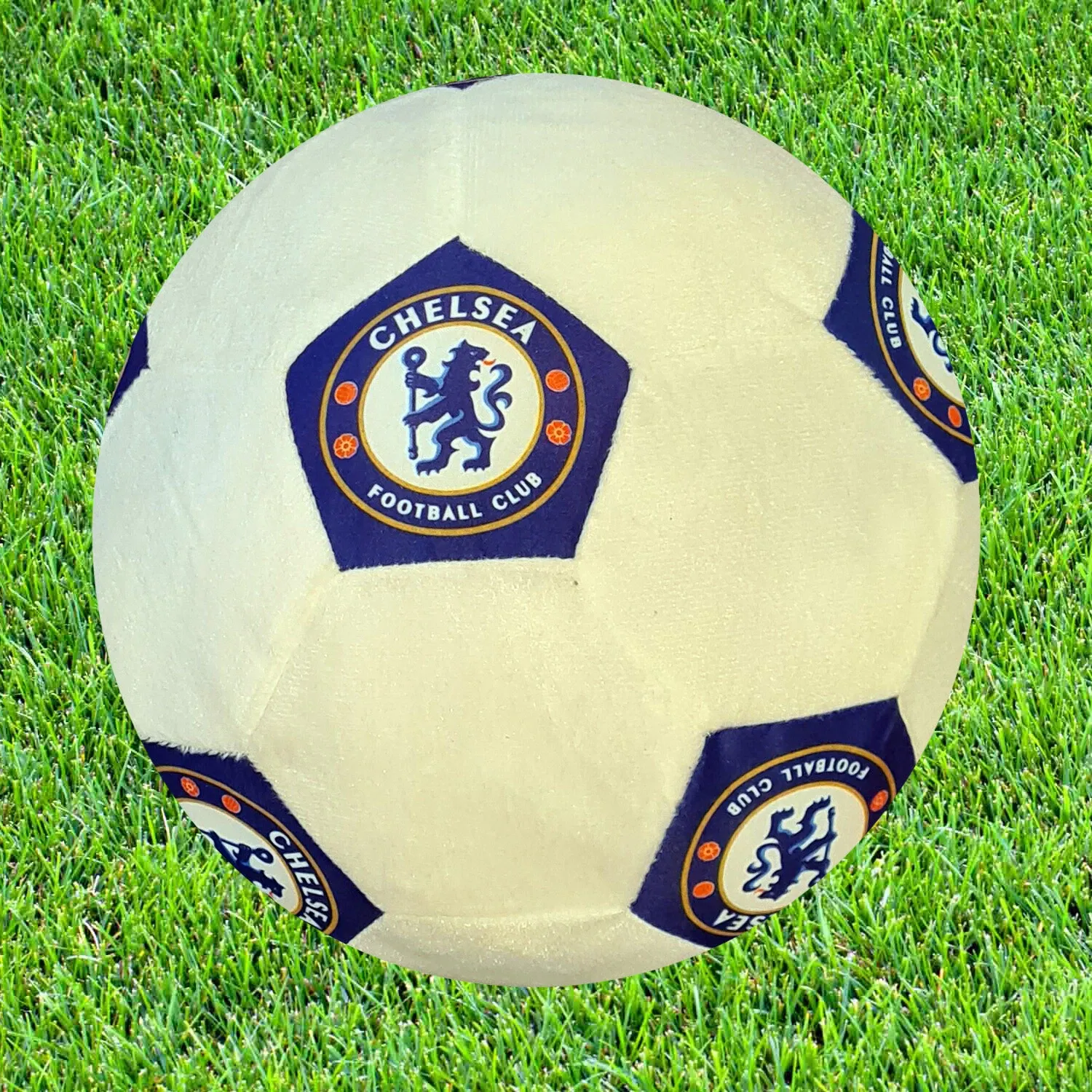 Chelsea F.C. Logo Soccer Ball Plush Soft Cushion – 22cm