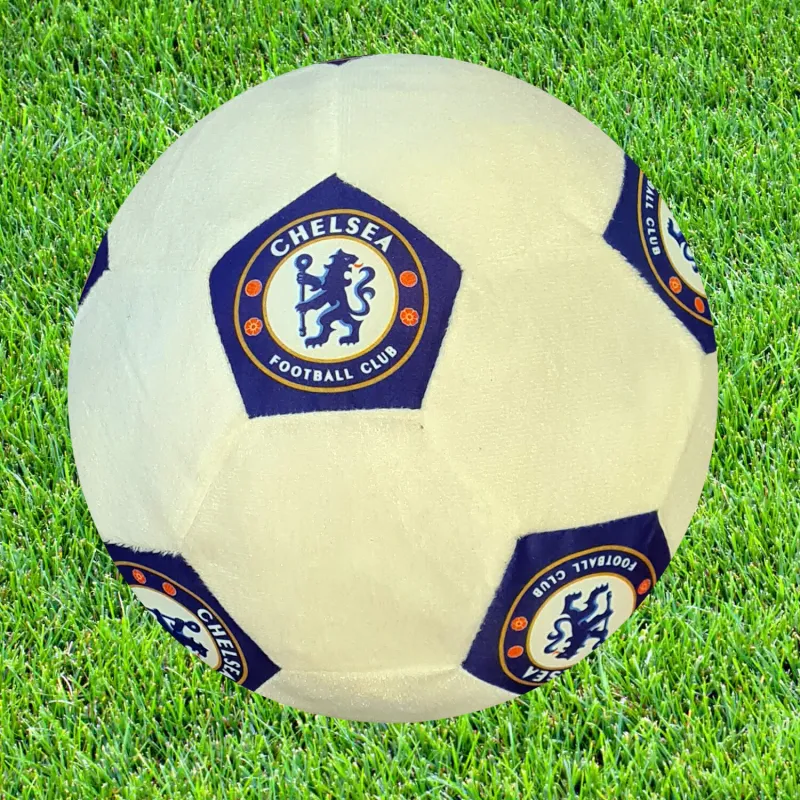 Chelsea F.C. Logo Soccer Ball Plush Soft Cushion – 22cm