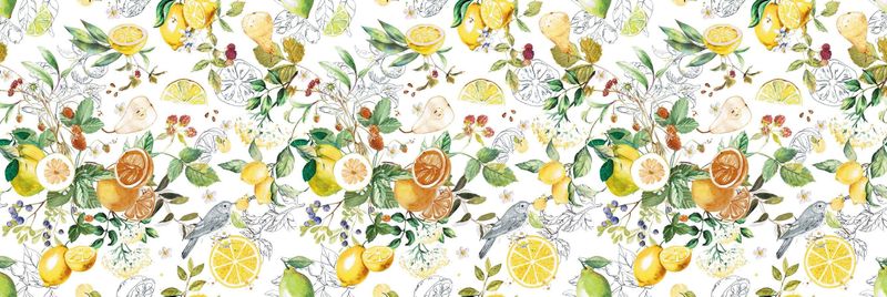 Alegria Chef Frutta Tablecloth 6–8 Seater – Round 180 cm diameter